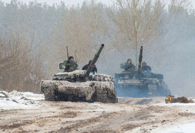 تانک جنگ روسیه اوکراین
