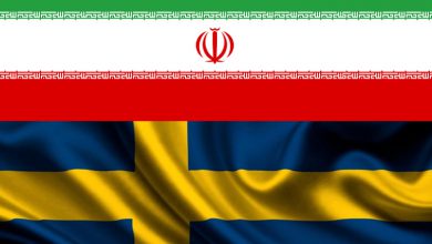 پرچم+ایران+و+سوئد