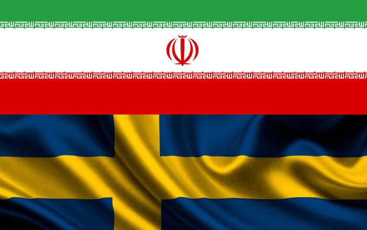 پرچم+ایران+و+سوئد